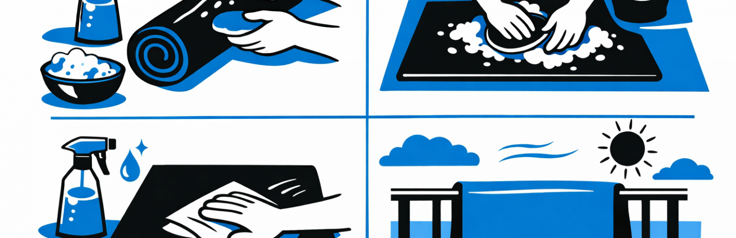 Как правильно мыть гимнастический коврик?