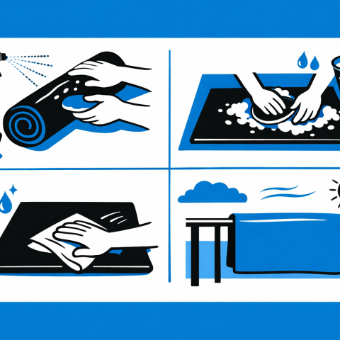 Как правильно мыть гимнастический коврик?